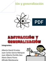 Abstraccion y Generalizacion