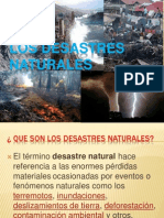 Los Desastres Naturales