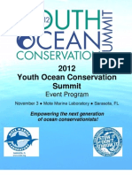 2012 Youth Ocean Conservation Summit Program