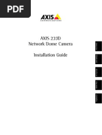 AXIS 233D Network Dome Camera Installation Guide