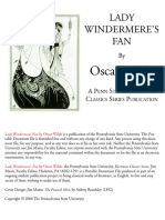 Wilde O.lady Windermeres Fan