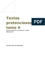 Textos Pretenciosos Tomo II