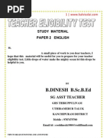 Paper 2 English Study Material Dinesh