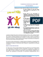 Estadísticas A Propósito Del Día Del Niño 2012 México