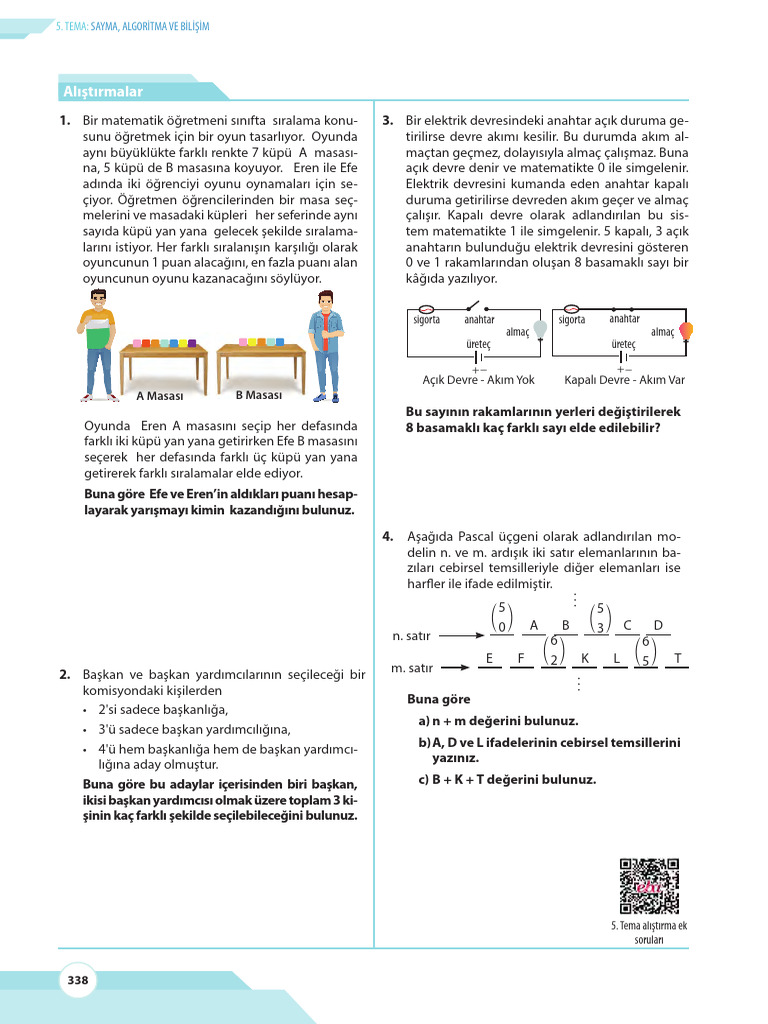 SAYMA - ANALİTİK MEB SORULARI | PDF