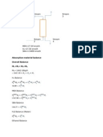 X 0. 92 Stream 1 Stream 3 X 0.00 8: Absorption Material Balance Overall Balance M +M M +M