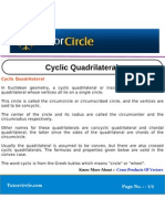 Cyclic Quadrilateral