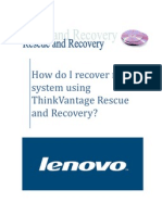 Thinkvantage Rescue and Recovery(1)