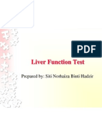 Liver Function Test: Prepared By: Siti Norhaiza Binti Hadzir