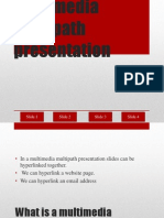 Multimedia Multipath Presentation