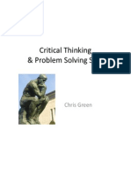 Critical Thinking & Problem Solving Skills: Chris Green