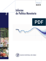 Informe de Polìtica Monetaria - Banco Central de Chile - Marzo 2010