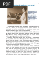 Adelar Bertolucci, um bravo que se vai