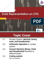 2.1 Data Represent on Cpu