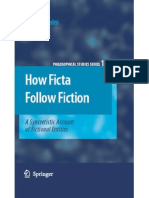 Ficta Follow Fiction a Syncretistic Account of Fictional Entities Philosophical Studies Series Volume 105