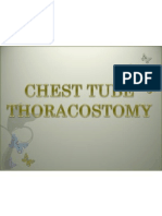 Chest Tube Thoracostomy