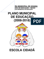 PLANO MUNICIPAL DE EDUCAÇÃO 2008 - 2018