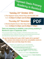 Tuesday 23 October 2012: Thursday 22 November 2012