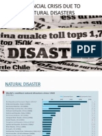 Financial Crisis Due To Natural Disasters