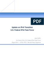 Update On Ipv6 Transition U.S. Federal Ipv6 Task Force