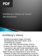 Kohlberg's Theory of Moral Development
