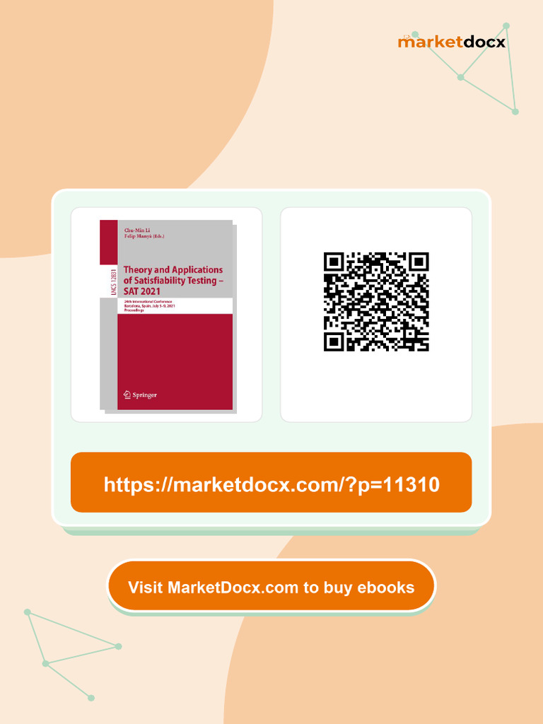LNCS 12831 Theory and Applications of Satisfiability Testing SAT 2021 ...