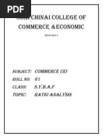 18075653 Ratio Analysis Nnnnnnnnn