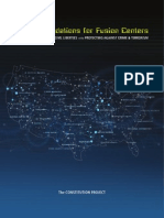 Fusion Center Report - Preserving Privacy and Civil Liberties while Protecting Against Crime and Terrorism
