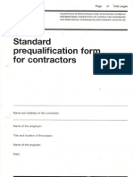Fidic Pq Forms
