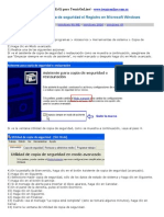 Como Hacer Una Copia de Seguridad Del Registro de Windows