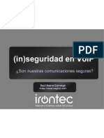 (in)Seguridad en VoIP