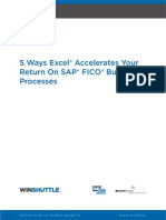 5 Wyas Excel Accelerates Your Return on SAP FICO Business Processes