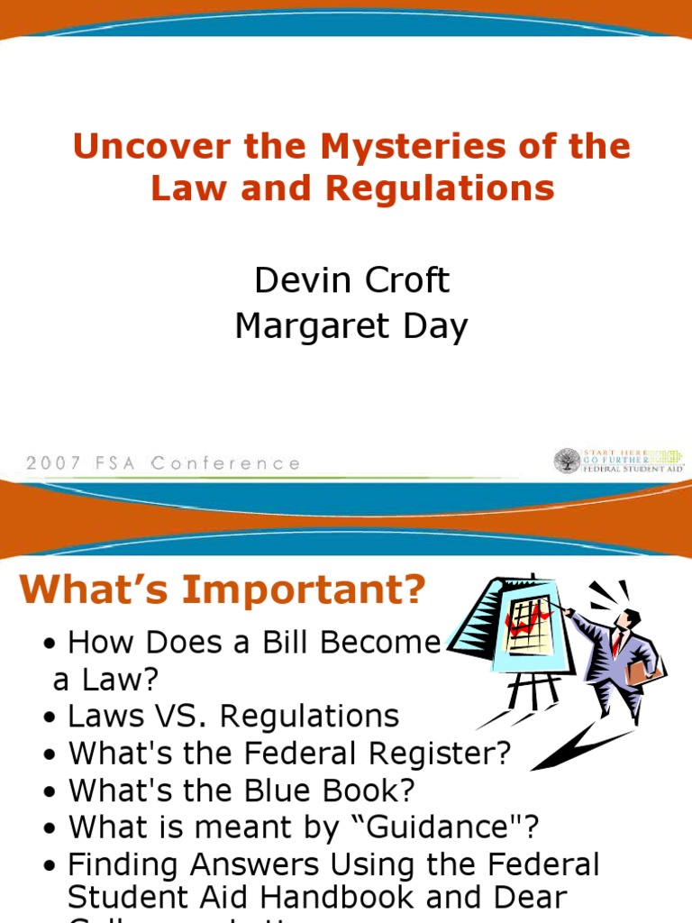 Uncover The Mysteries of The Law and Regulations: Devin Croft Margaret ...