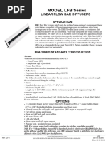 KBE Linear Flow Bar Diffuser Overview | PDF