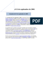 Atentados Del 11 de Septiembre de 2001