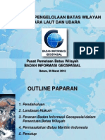 Optimalisasi Batas NKRI Laut dan Udara