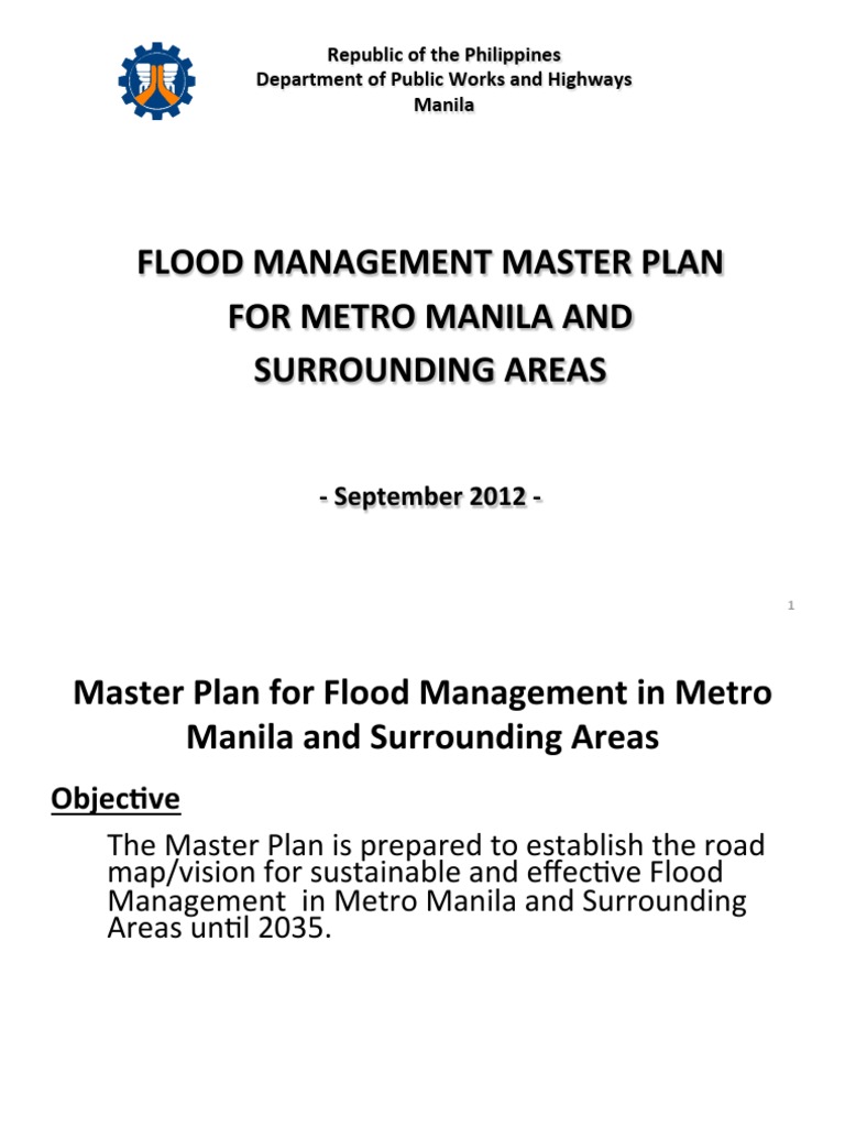 Metro Manila Flood Management Master Plan | PDF | Flood | Metro Manila