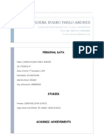 Curriculum Vitae (English)