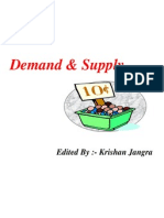 Demand & Supply: Edited By:-Krishan Jangra