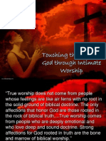 Touching The Heart of God Through Intimate Worship