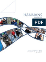Hannans Annual Report 2012