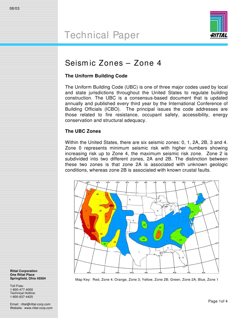 Rittal Seismic Cabinets for Zone 4 Compliance | PDF | Earthquakes ...