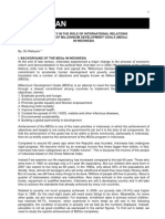 Diplomacy  in the role of international relations in order of millenium development goals in indonesia