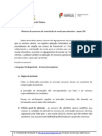 Abertura de Concursos de Contratação de Escola para Docentes - Grupo 350