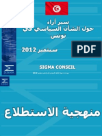 SIGMA Conseil _ Sondage d'Opinions Septembre 2012