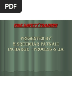 Basic Fire Safety Training Overview | PDF | Firefighting | Fires