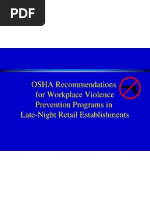 Work Place Violence