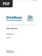 DiskBoss File and Disk Manager