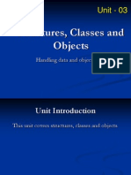 Unit 03 Structures Classes and Objects