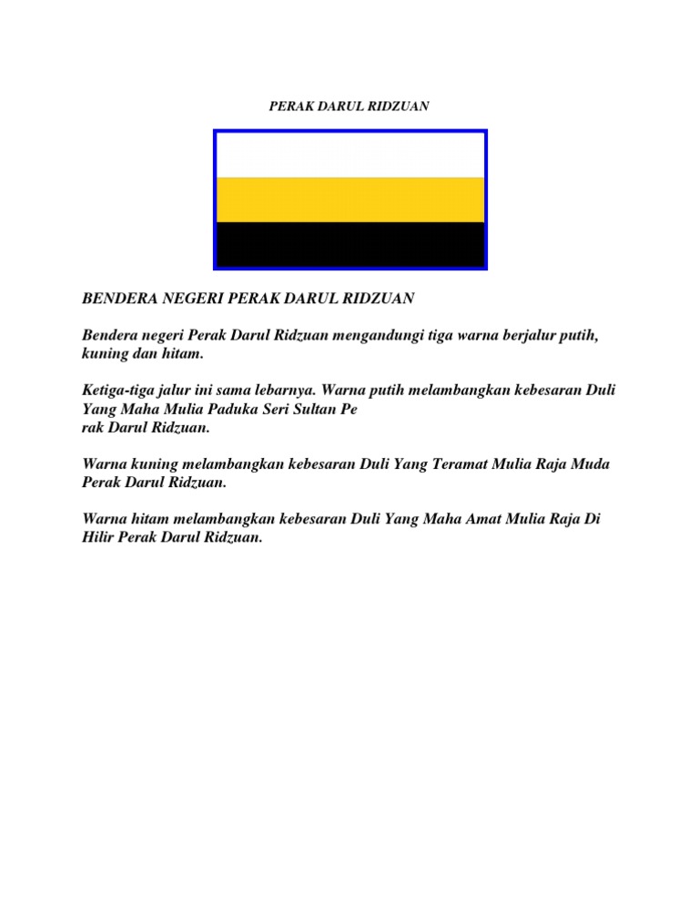 Bendera Perak Pdf